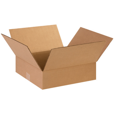 14 x 14 x 3" Flat Corrugated Boxes