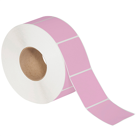 2 x 3" Pink Thermal Transfer Labels