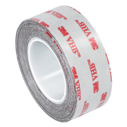 1/2" x 5 yds. Gray 3M<span class='tm'>™</span> 4926 VHB<span class='tm'>™</span> Tape